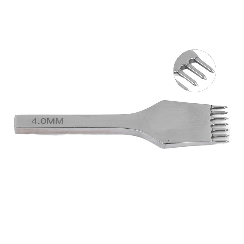 Leather Pricking Iron Round Cutting Mirror Polished High Speed Steel
