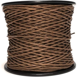 s.dekoda Paper Wire 100 m x 2 mm Brown Paper Cord Decorative Ribbon Decorative Wire Paper Decorative Wire