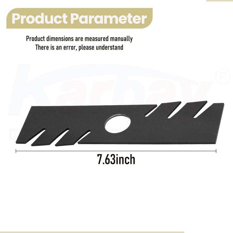 Karbay 40-002 Edger Blade (8" x 2"), Compatible with O-regon