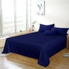 Bedding King Flat Sheet - Soft Brushed Microfiber, Shrinkage and