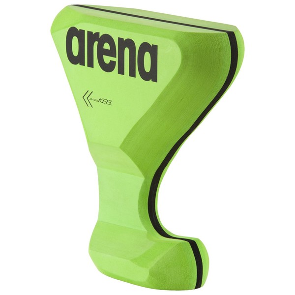 arena Swim Keel Unisex Adult Swimming Training Buoy Black/Acid Green, One Size