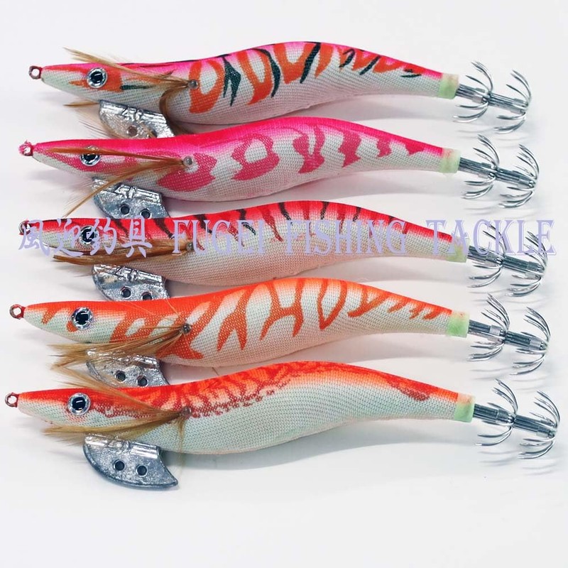 No. 4.0 A20egi40h5XGA Rattle Set of 5 Egi Pink/Orange/Red Set