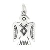 LGU Sterling Silver Oxidized Southwest Motif Thunderbird Charm