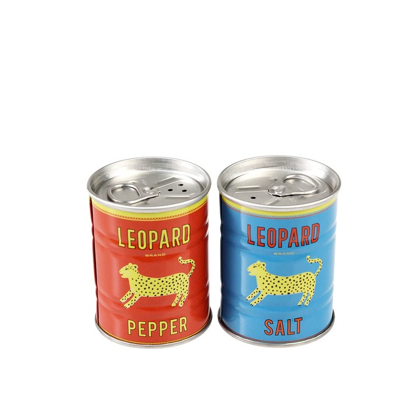 Salt and Pepper Shakers - Choice of Design (Leopard)