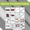 Maximum Weight 63 KG Passenger Warning Shocker Hand Car Sticker