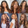 Creuost Body Wave Wig 4X1 T-Part Lace Frontal Human Hair