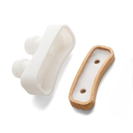 Soft Silicone Portable Nose Aromatherapy Inhaler Tube with 5pcs Unscented Cotton Wicks Pads Set,Visualsource Essential Oil Herbal Nasal Inhaler Blank Refillable Personal Reusable Nasal Aroma Diffuser