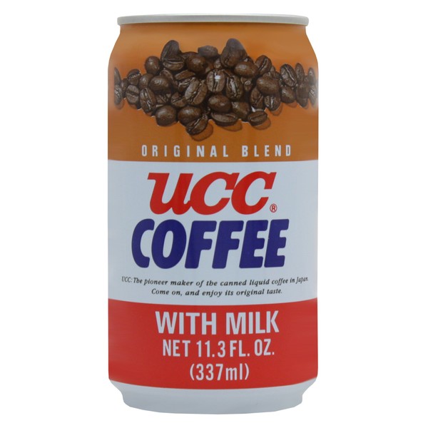 UCC Original Coffee with Milk, 11.3- Fl. Oz Cans (Pack of 24)