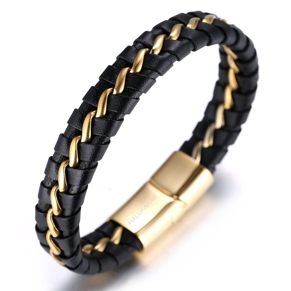 HALUKAKAH Kids ● Solo Junior ● Boy's Genuine Leather Bracelet