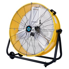 Tornado 24" Metal Drum Fan - High Velocity, 8540 CFM, 3-Speed, Heavy Duty for Industrial & Commercial Use, 1/3 HP Motor, 8 FT Cord, UL/ETL Listed
