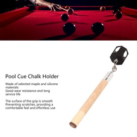 Chalk Holder for Billiards, 2 in 1 Billiard Cue Chalk Holder Portable Pool Snooker Chalk Holder Billiard Cue Tip Pricker