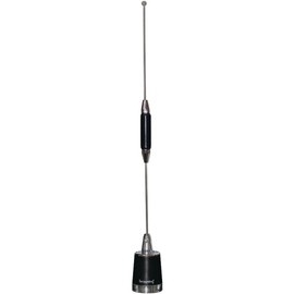 Land Mobile Base NMO Antenna UHF 450-470MHz, 5.5dBd gain, 34.5" stainless steel tapered 2.5mm whip, Gold plunger type contact pin. 200W power rating. BR-450