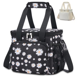 HSHRISH Large Lunch Bags for Women Insulated Lunch Bags Women,Thermal Lunch Bags for Women Reusable Waterproof Leakproof Lunch Bag for Adults Women Work Picnic Beach Outdoor Camping 10L Magritte