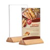 Set of 2 A5 Table Stands Table Display Stand Wooden