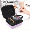 YINGJEE Nail Drill Bits Holder 80 Holes, Dustproof Nail Art