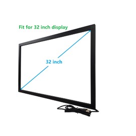 DeYoWo 32 Inch Interactive 10 Points Infrared IR Touch Screen Overlay Frame Free Driver