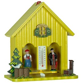 Trenkle Weather House Yellow TU 893 Yellow