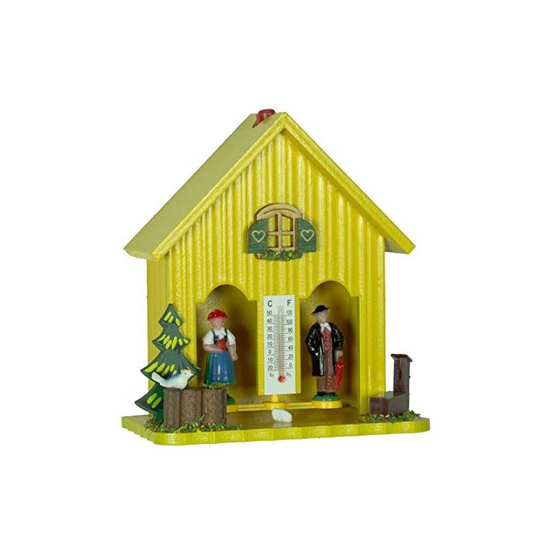 Trenkle Weather House Yellow TU 893 Yellow