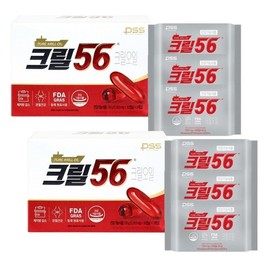 Pulses Krill Oil Krill 56 1000mgX30 CapsulesX6 Pack 19969521672035 / 펄세스 크릴오일 크릴56 1000mgX30캡슐X6팩19969521672035