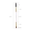 Docolor Eyebrow Brush Duo Eyebrow Spoolie 1Pcs Professional Angled Eye