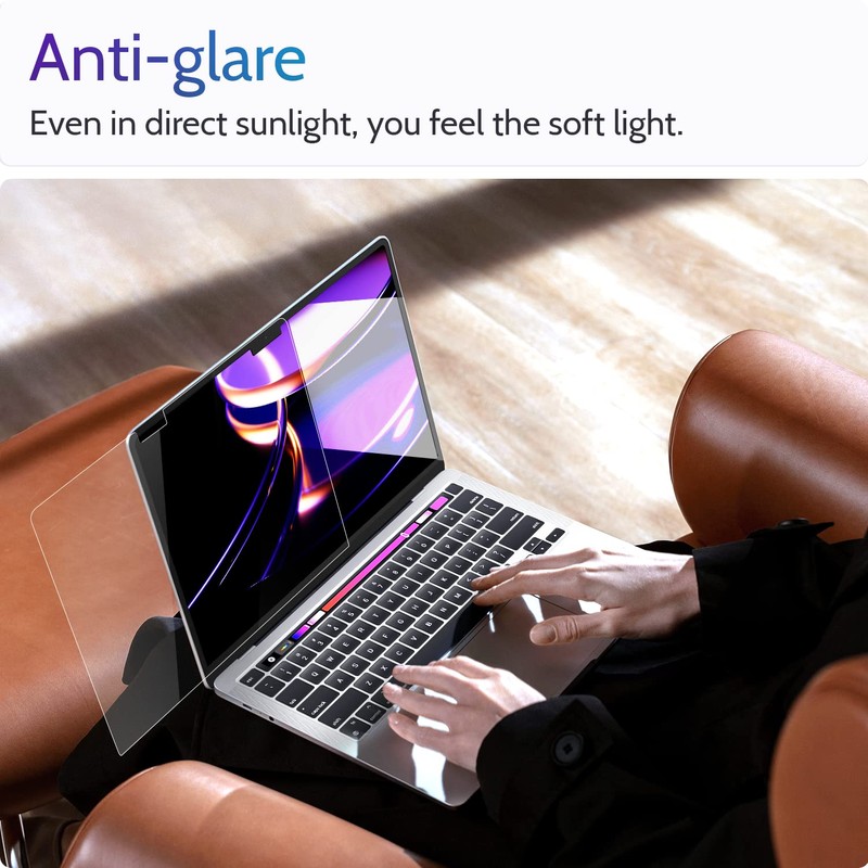 Peslv 3-Pack Anti Blue Light Screen Protector for MacBook Pro