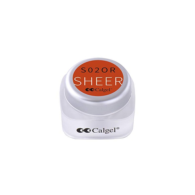 Calgel Plus CGS02OR Burnt Schenna 2.5g Gel Nail