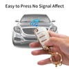 Gematay - Funda para llavero con llavero, Blanco, Mediano