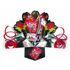 Je Taime Pop-Up Greeting Card Valentine's Day or Any Occasion 3D Pop Up Cards