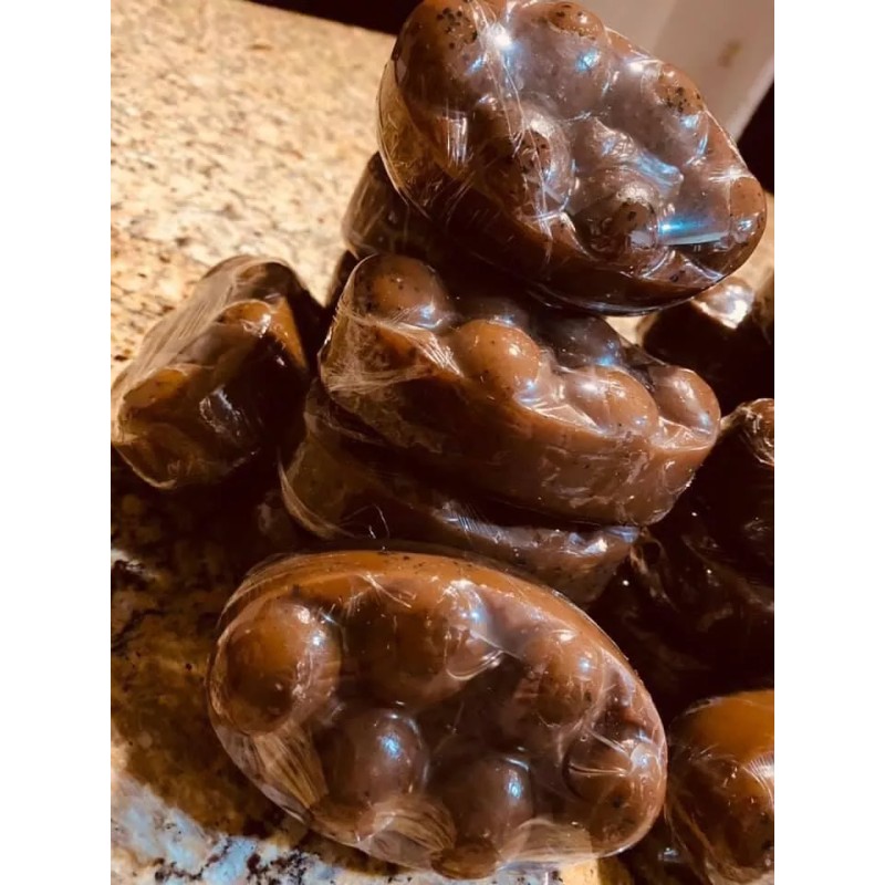 Homemade Jabon de cafe ,canela, y vitamina E. Exfoliante para