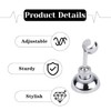 1 Set Shower Holder Bracket Sturdy Adjustable 360° Shower Head