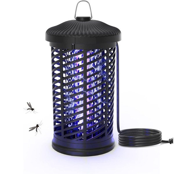 Electric Bug Zapper, Mosquito Zapper Indoor/Outdoor, 𝟦𝟮𝟬𝟬𝗩 𝟭𝟴𝐖 Waterproof Fly Zapper Mosquito Trap for Home, Patio, Backyard