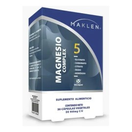 Maklen Complejo Magnesios Omega Cápsulas Sabor