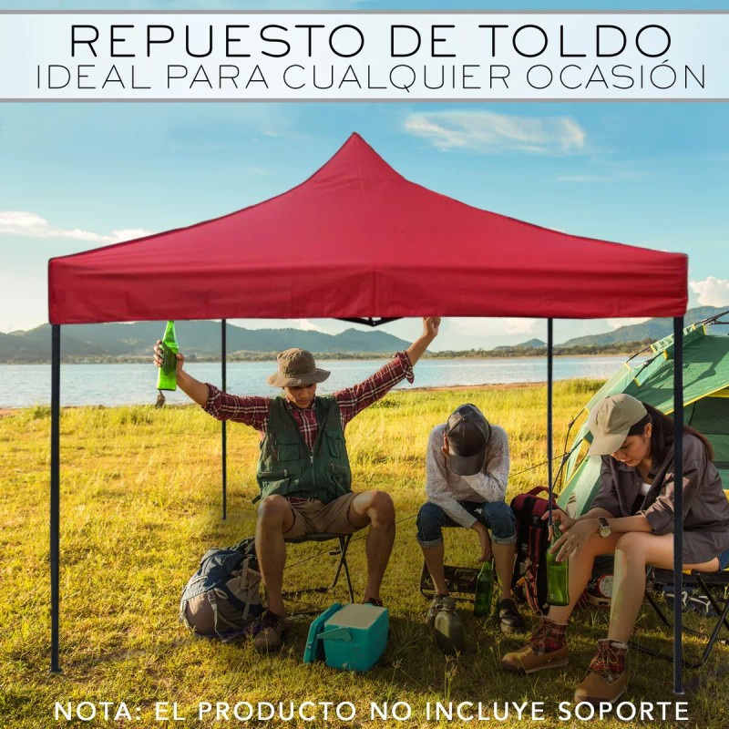 Nube Repuesto De Lona Para Toldo 3x3 Impermeable