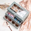ProCase 3-layer Sunglasses Storage Organizer, 18 Slots Leather Sunglass Box