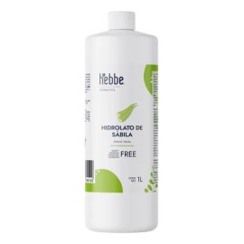 Hidrolato Destilado Acuoso De Aloe Vera Tonico facial de sábila 100% Natural, Acuoso transparente, Cicatrizante Todo tipo de Piel, Hebbe 1 L