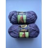 Lion Brand LOT of 2 JIFFY in PURPLE SPRAY by