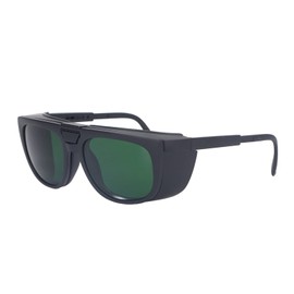 Welder Goggles, Safe Flip Up Design Slip Proof Welding Glasses Accessory for Working (Light Green IR3.0)