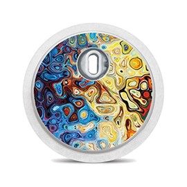 FreeStyle Libre 3 Sensor Stickers – Set of 10 "Colourful" – Stickers for Sensors | Diasticker®