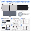 ALILUSSO Upgraded Anti-Glare Sun Visor Extender for Cars, Polarized UV400