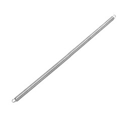 sourcing map 0.8 mm x 8 mm x 300 mm 304 Stainless Steel Tension Springs Silver Colour