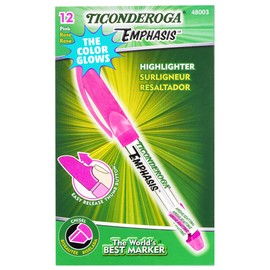 TICONDEROGA Emphasis Fluorescent Highlighters