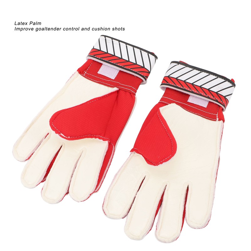 1 Pair Kids Soccer Gloves Latex Collision Resistance Football Goalkeeper