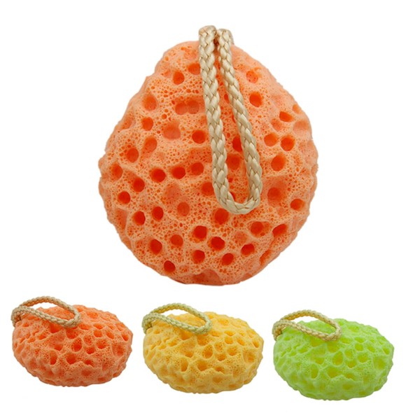 Mikinona Hydrophilic Bath Sponge Body Cleanser Shower Scrubber Exfoliating Puff