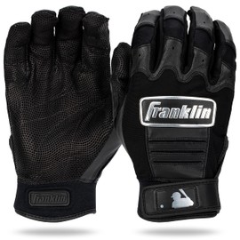 Franklin Sports CFX Pro Full Color Chrome Series Batting Gloves CFX Pro Full Color Chrome Batting Gloves, Black, Adult X-Large
