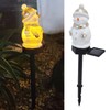 Solar Powered Yard Lights Lovely Shape Perfect Decoration Strong Practicality