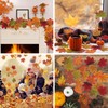 800PCS 10kinds Fall Artificial Maple Leaves Autumn Leaf Faux Fall
