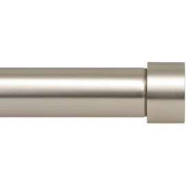 Ivilon Drapery Window Curtain Rod - End Cap Style Design 1 Inch Pole. 48 to 86