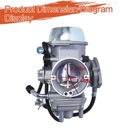 Carburetor Fuel Petcock Valve Fuel Filter Replacement for Polaris Predator 500 2003-2007 Replacement for 2GU-24500-02-00