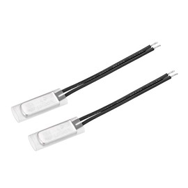 uxcell KSD9700 Thermostat, 90℃ Normally Open Temperature Switch Thermal Switch, N.O 5A Metal Temperature Controller 2pcs