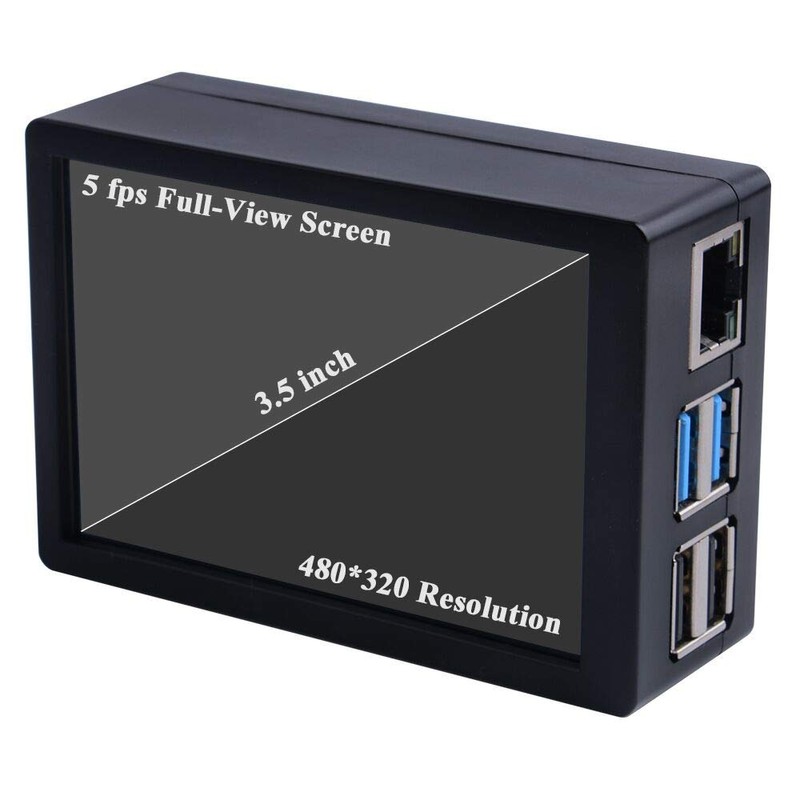 owootecc 3.5 inch Touch Screen with Case for Raspberry Pi